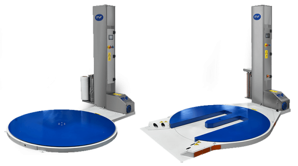 Semi-Automatic Pallet Wrapping - Production Line Automation